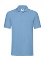 Heren Polo Premium Fruit of the Loom 63-218-0 Sky Blue